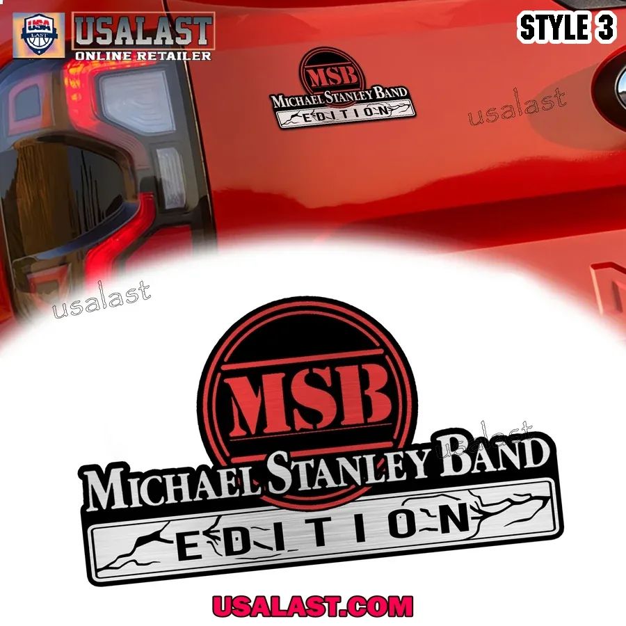 Michael Stanley Band 3D Engraved Car Emblem Badge