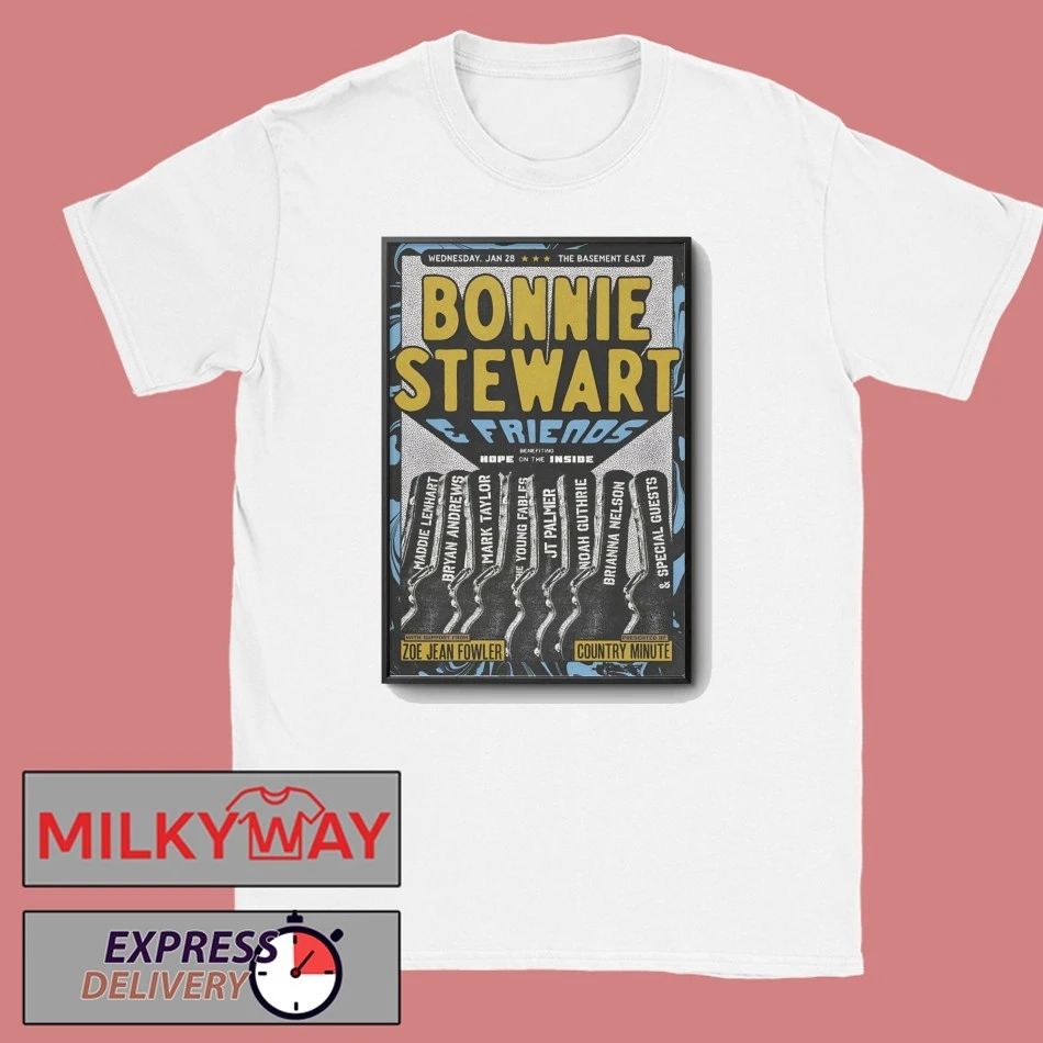 Bonnie Stewart And Friend January 28 2026 In Nashville TN Poster shirt