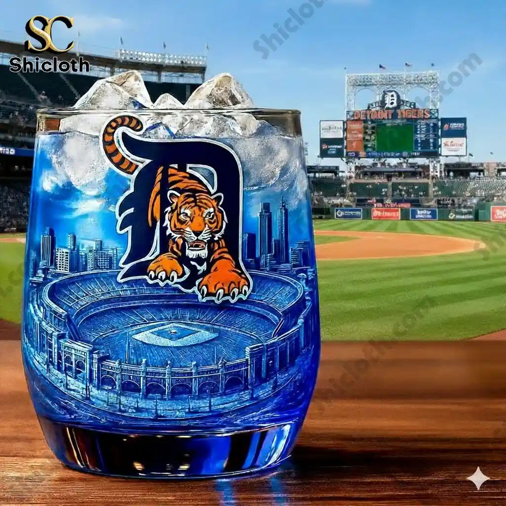 Detroit Tigers 125th Anniversary 1901 2026 Whiskey Glass