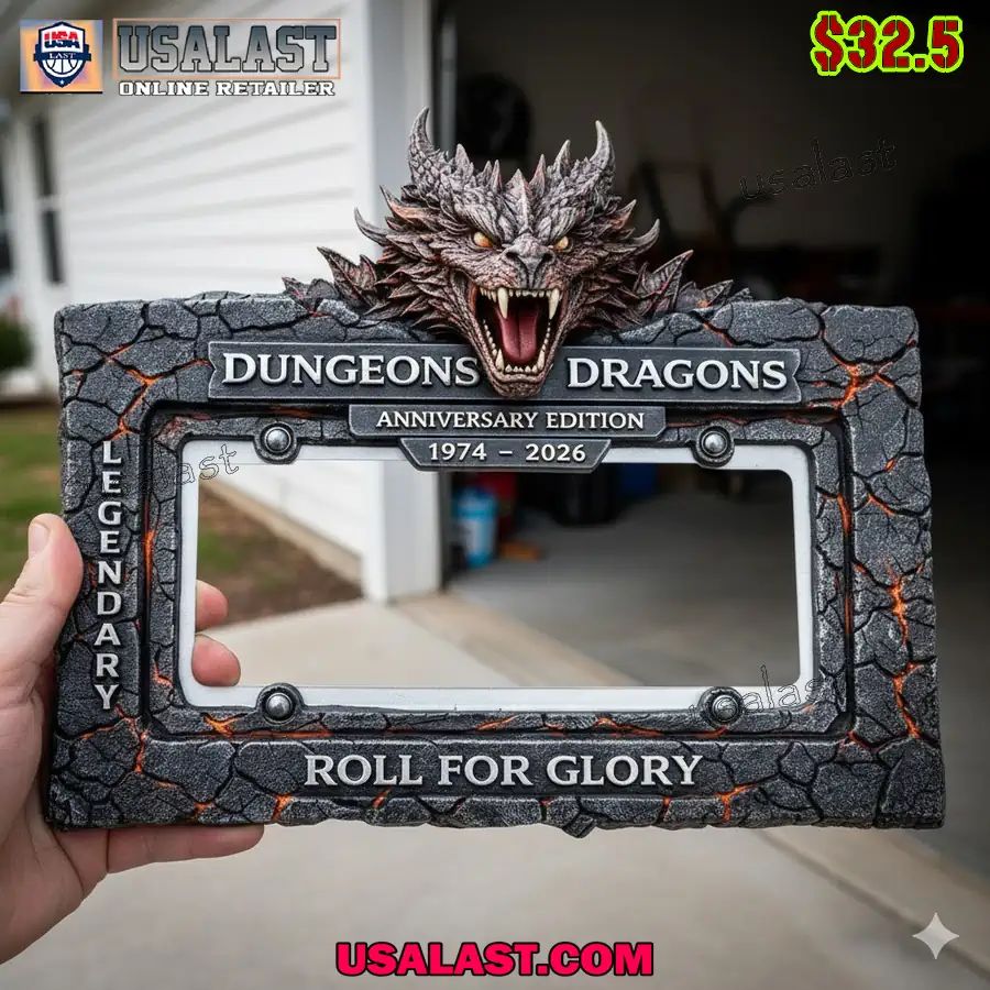 Dungeons & Dragons Edition License Plate Frame