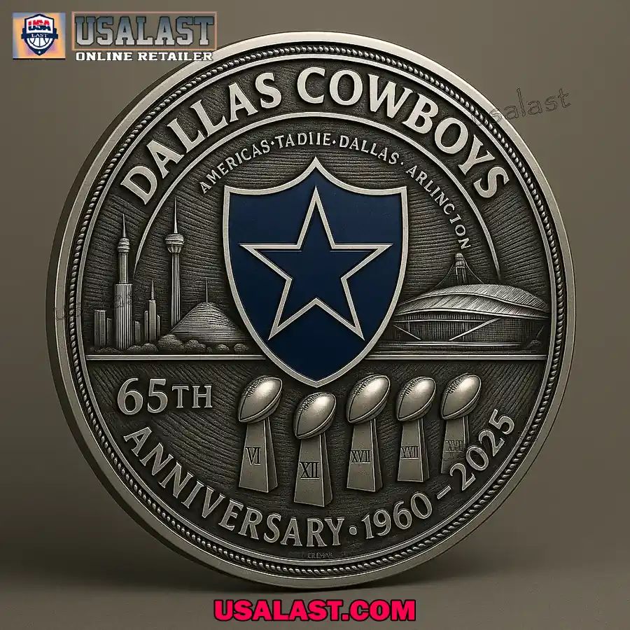 Dallas Cowboys Anniversary 1960-2025 Commemorative Coin