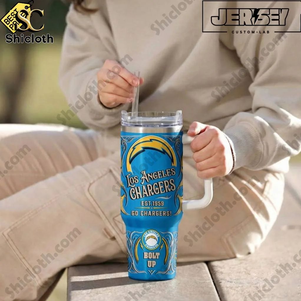 Los Angeles Chargers Bolt Up Special YETI Tumbler