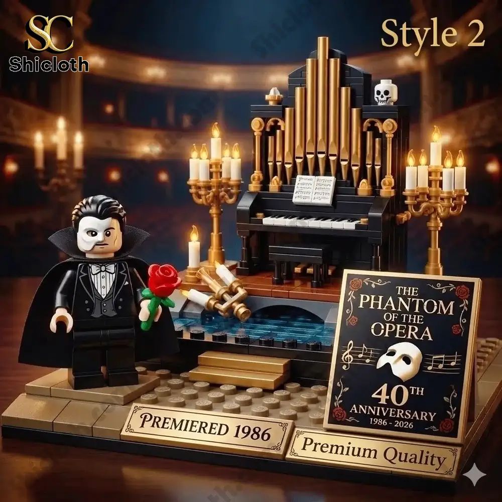 The Phantom of the Opera 40th Anniversary Commemorative Building Block Set