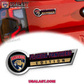 Florida Panthers Edition 3D Engraved Car Name Emblem