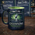Seattle Seahaws 12s Forever LX Final Score Mug