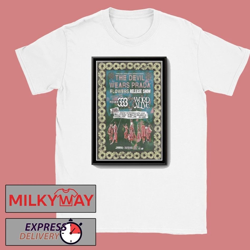 The Devil Wears Prada St Orlando, FL November 14 2025 Poster shirt