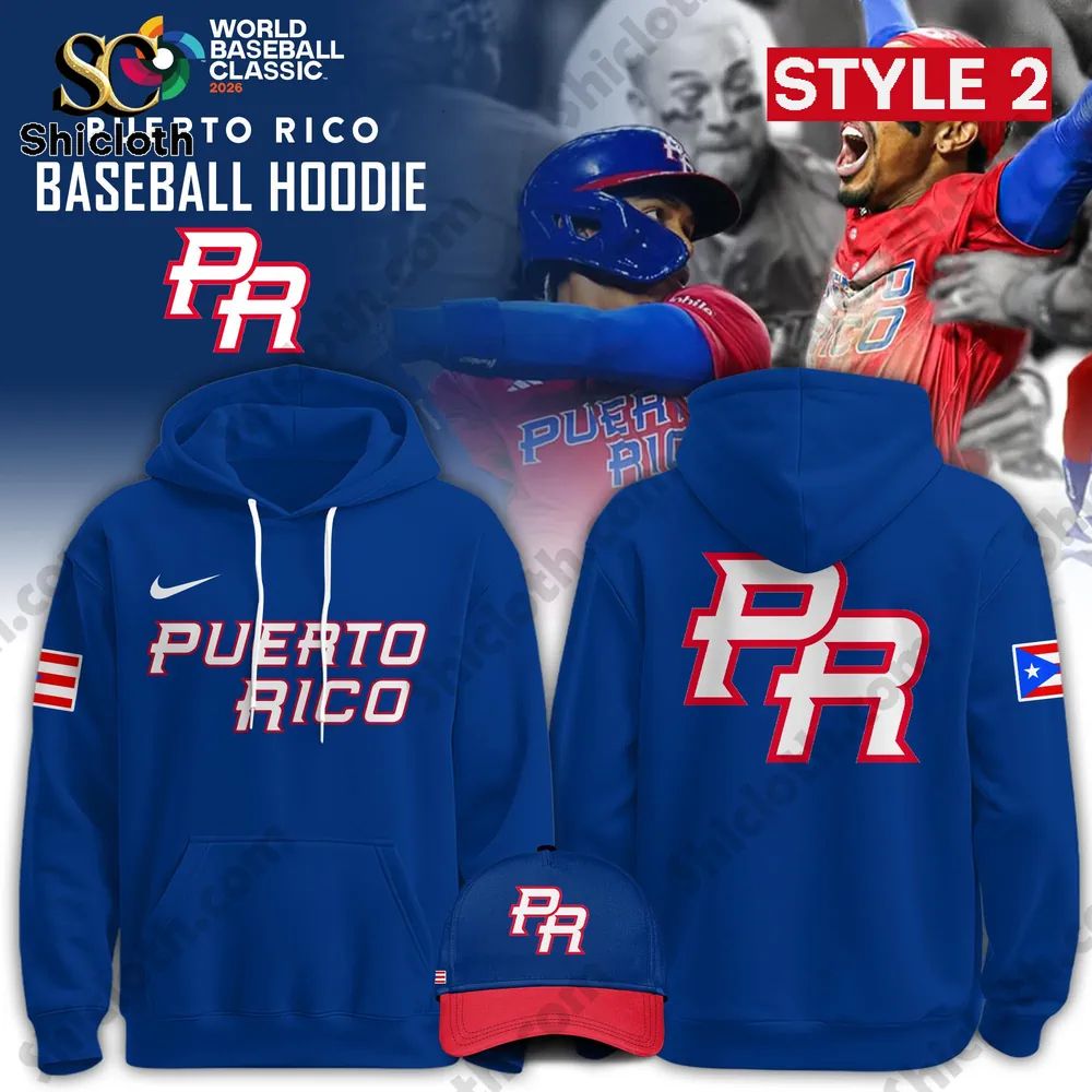 Puerto Rico Baseball 2026 World Baseball Classic Hoodie Limited Edition