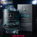 Mercedes AMG Formula 1 Team Custom Whiskey Glass