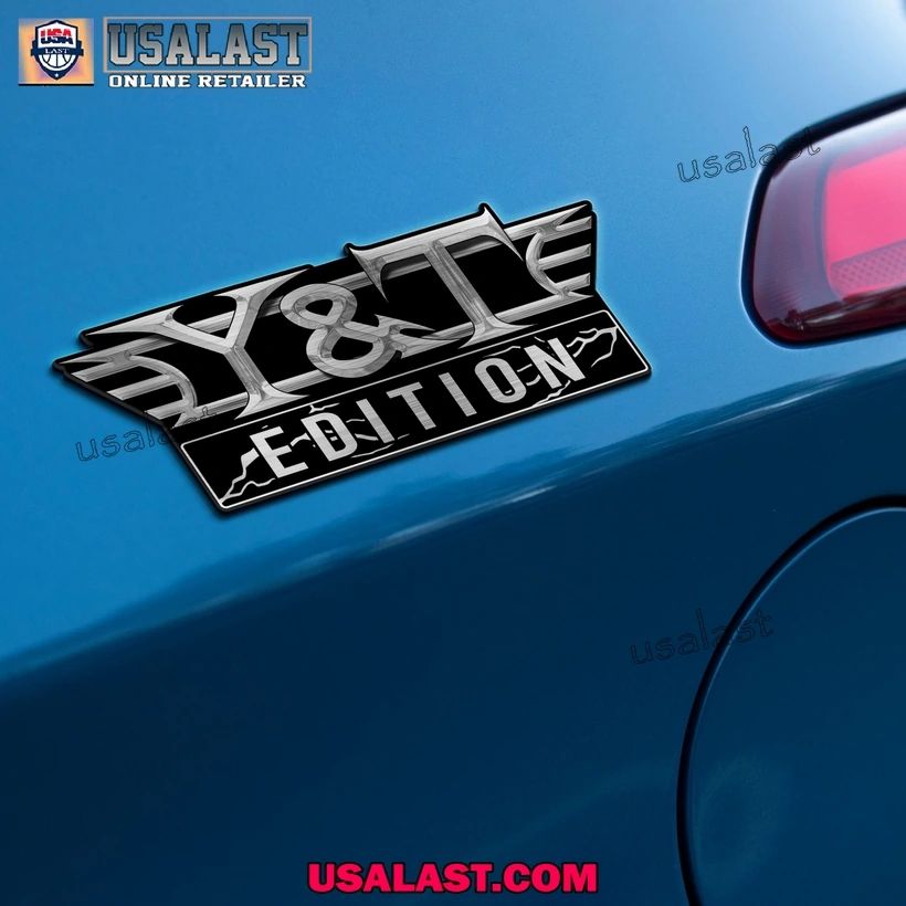 Y&T Rock Band Edition 3D Engraved Car Emblem Sticker