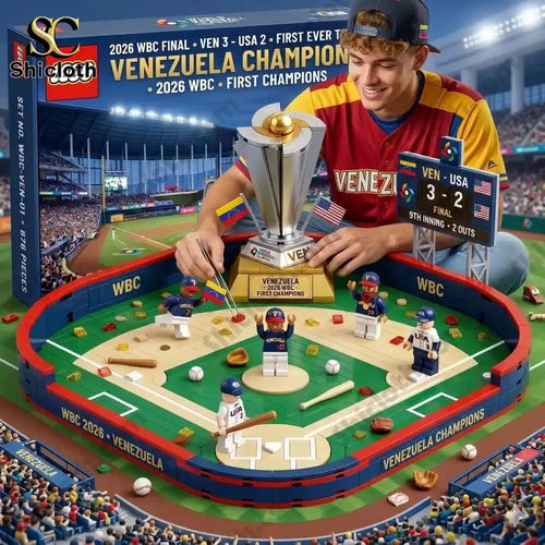 2026 World Baseball Classic Venezuela Champions Building Brick Set