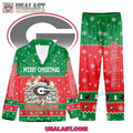 Georgia Bulldogs Button Pajamas Set