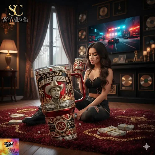 21 Savage Savage Mode Slatty On God Tumbler