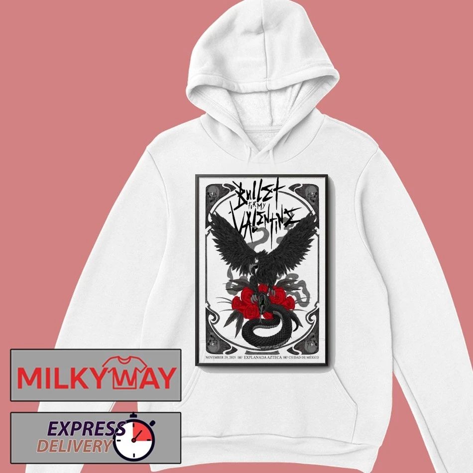 Bullet For My Valentine Event Mexico On Nov 29 2025 Poster shirt