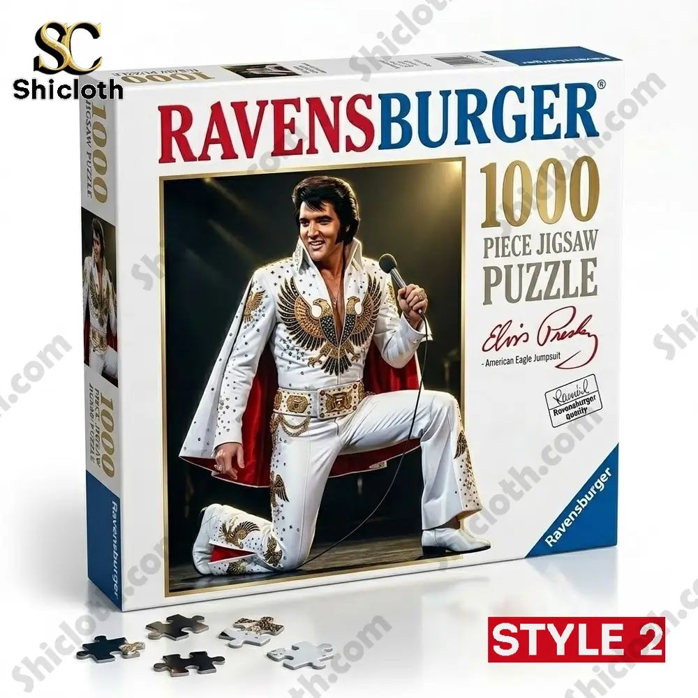 Elvis Presley American Eagle Jumpsuit 1000-Piece Ravensburger Jigsaw Puzz