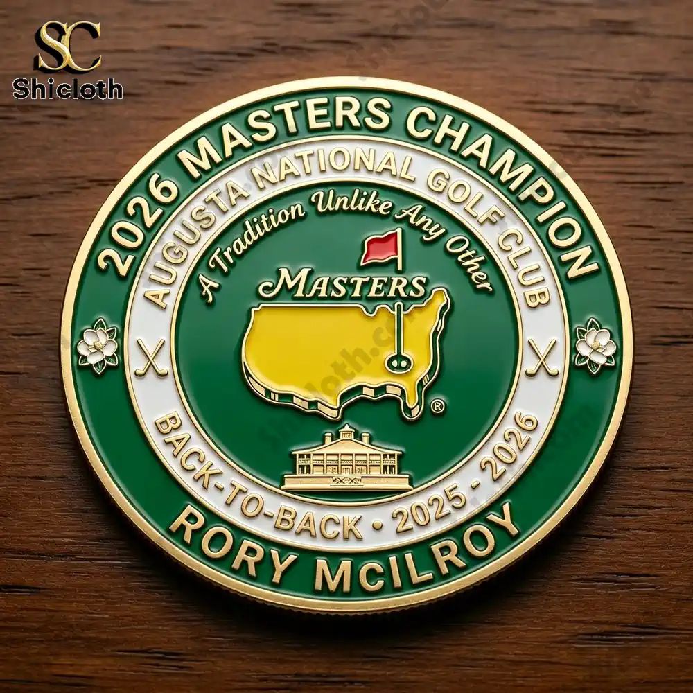 Rory McIlroy 2026 Masters Champions Commemorative Coin