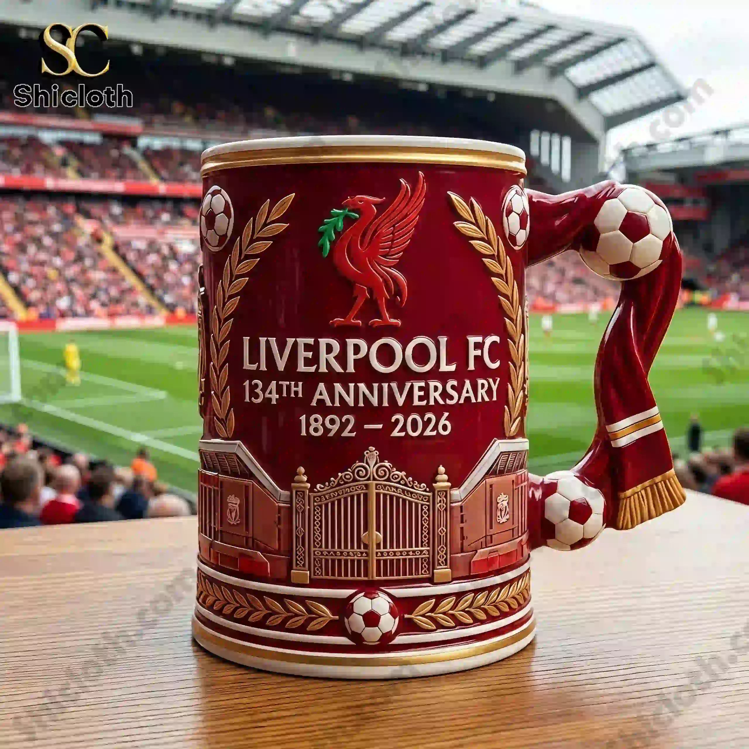 Liverpool FC 134th Anniversary Commemorative Mug