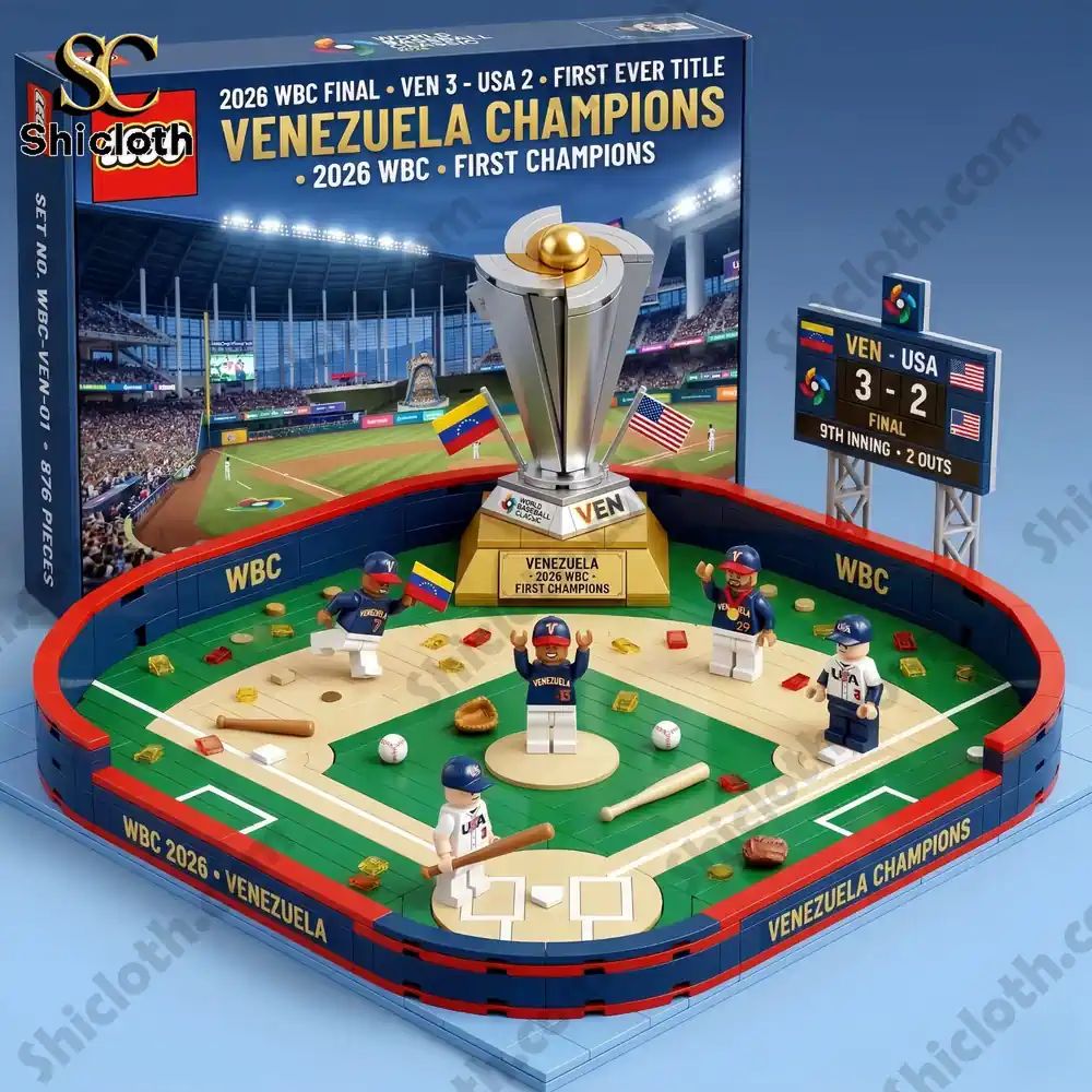 2026 World Baseball Classic Venezuela Champions Building Brick Set