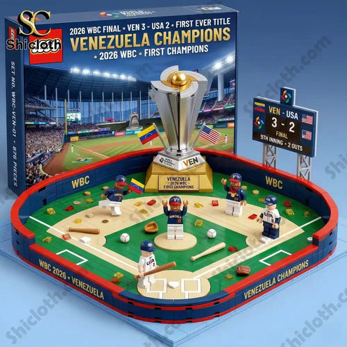 2026 World Baseball Classic Venezuela Champions Building Brick Set