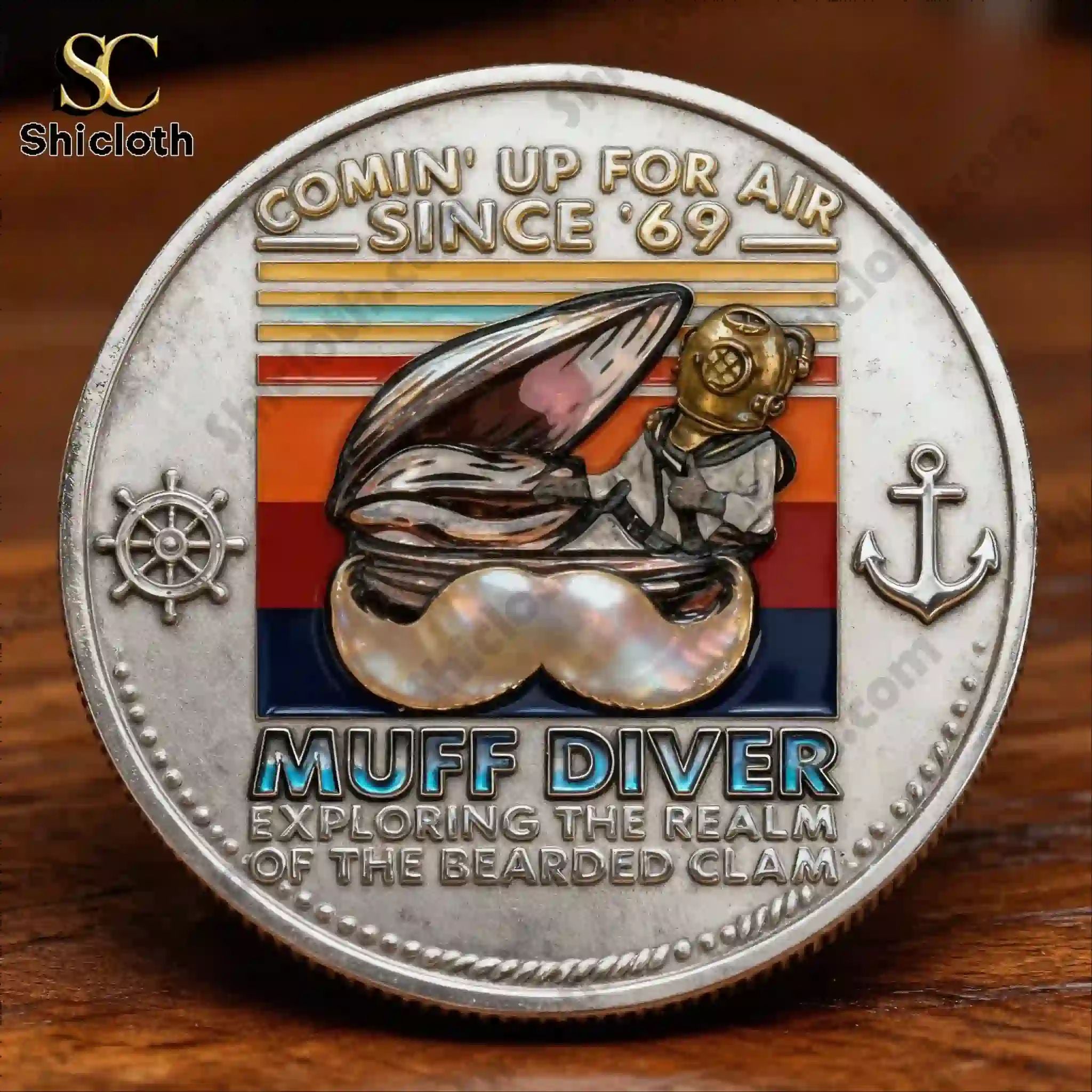 Muff Divers Union No Muff Too Tough Limited Edition Commemorative Coin