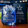 Dallas Cowboys 65th Anniversary Wine Glass