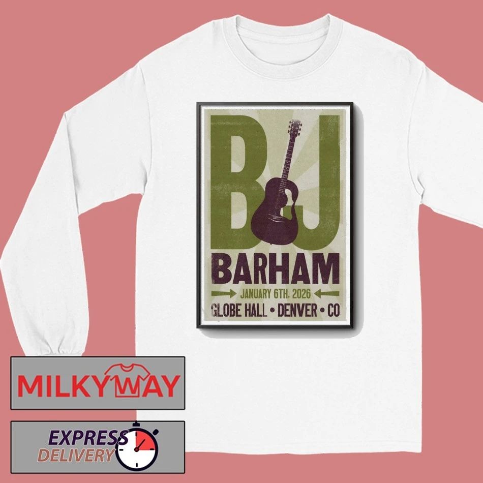 BJ Barham Jan 6 2026 Globe Hall In Denver CO Poster shirt