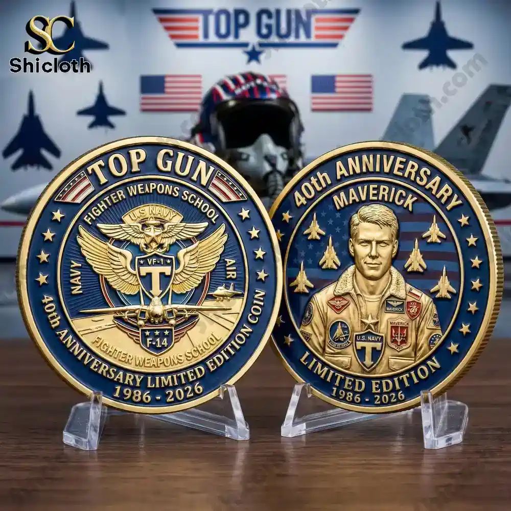 Gun Maverick 40th Anniversary Commemorative Coin