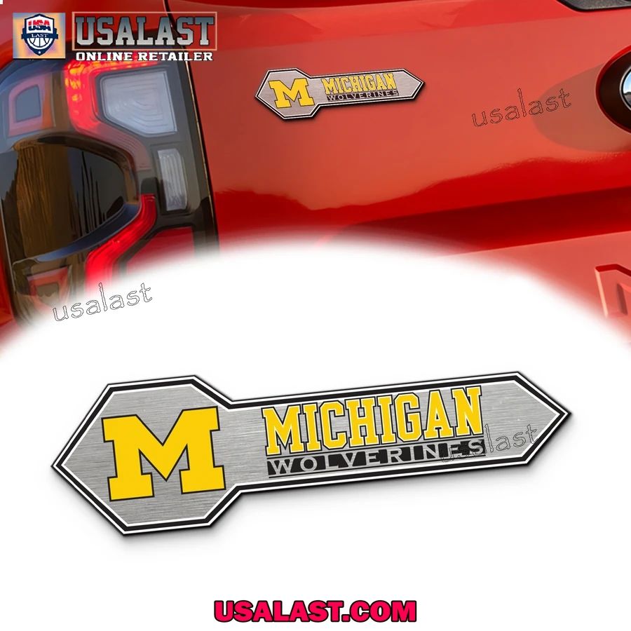 Michigan Wolverines Edition 3D Car Badge Sticker