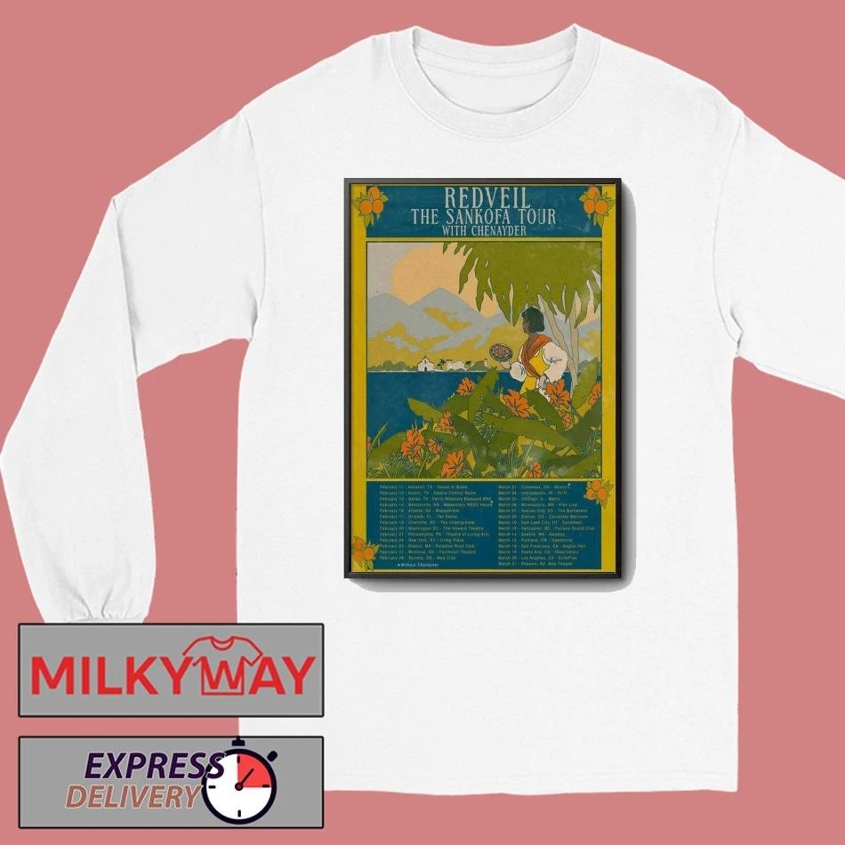 Redveil The Sankofa 2026 Shows Poster shirt