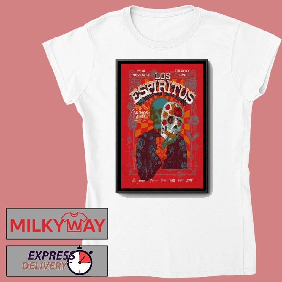 Los Espíritus 22 De Noviembre The Roxy Tour Poster shirt