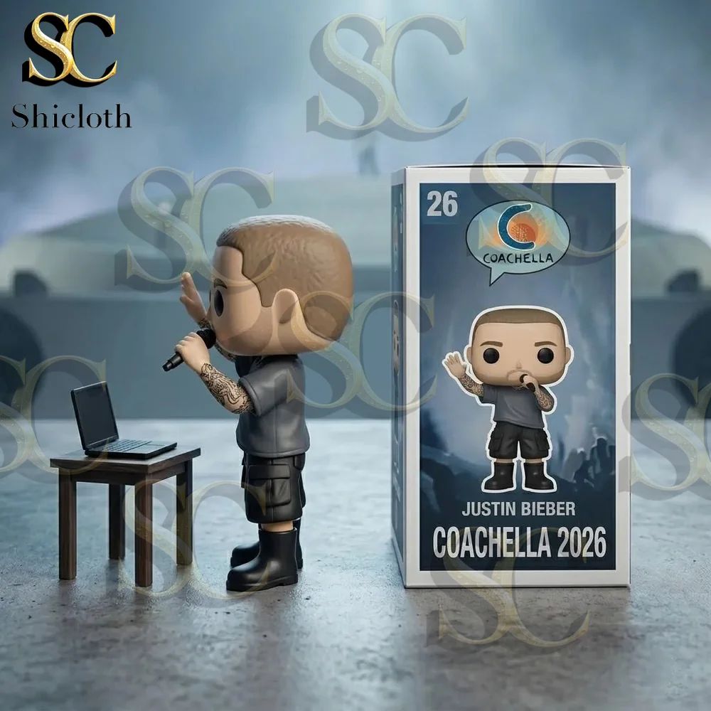 Coachella 2026 Justin Bieber Funko Pop Figure