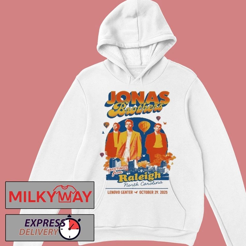 Jonas Brothers Tour Raleigh, NC Event 10.29.2025 shirt