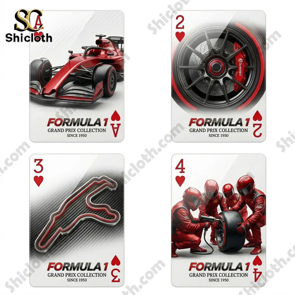 Formula 1 Grand Prix Elite Speedway Poker Cards