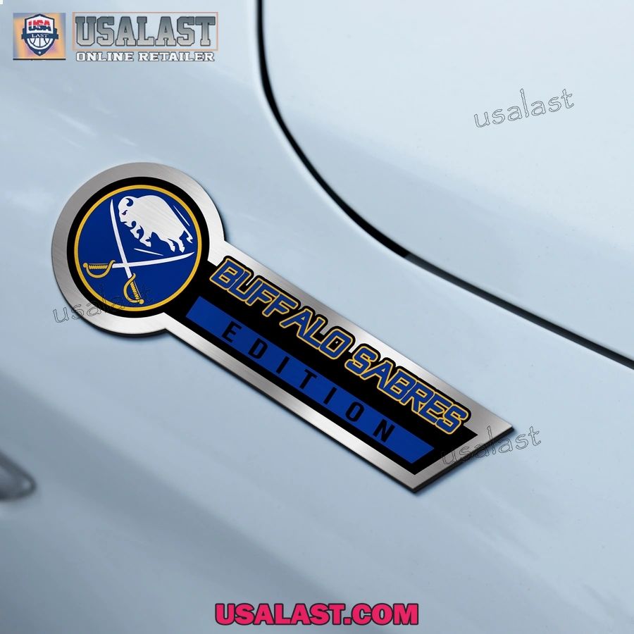 Buffalo Sabres Edition 3D Engraved Car Name Emblem