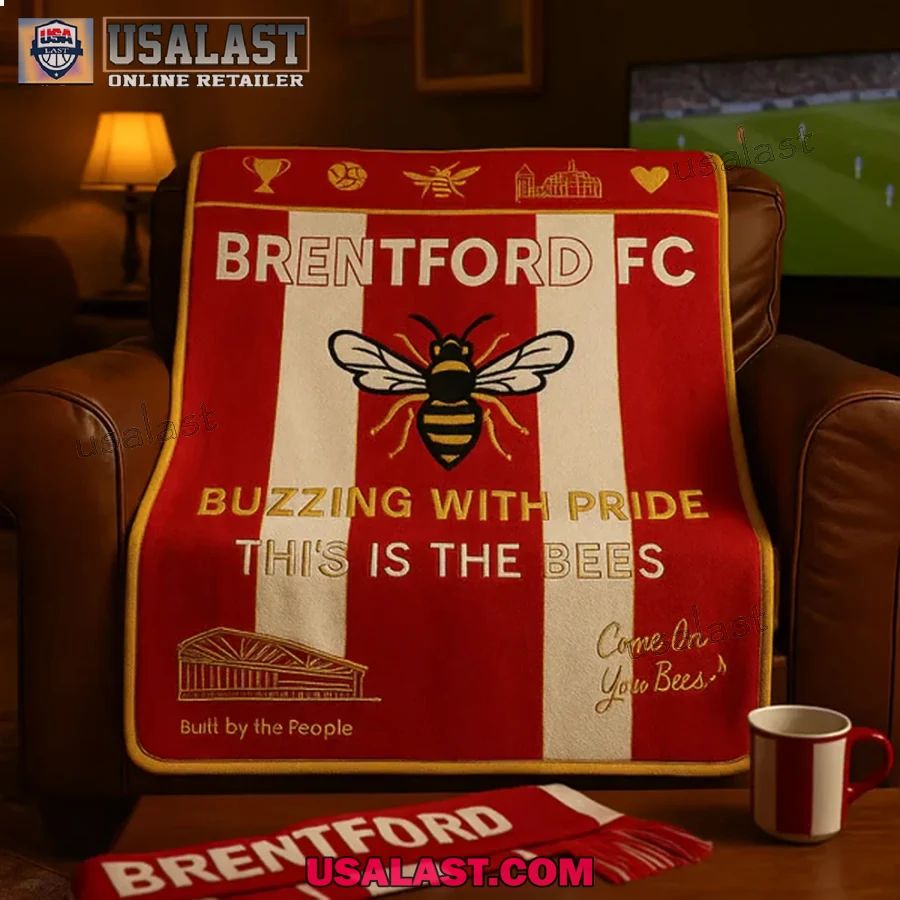Brentford FC The Bees Match Day Blanket