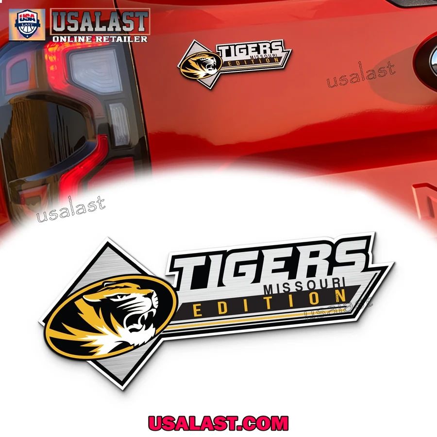 Missouri Tigers Edition 3D Car Badge Sticker