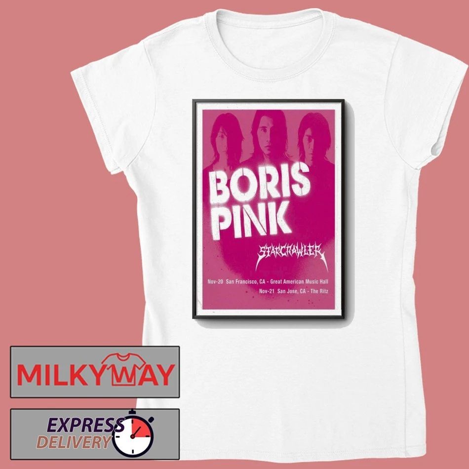 Boris Pink Nov 21 2025 The Ritz San Jose CA Poster shirt