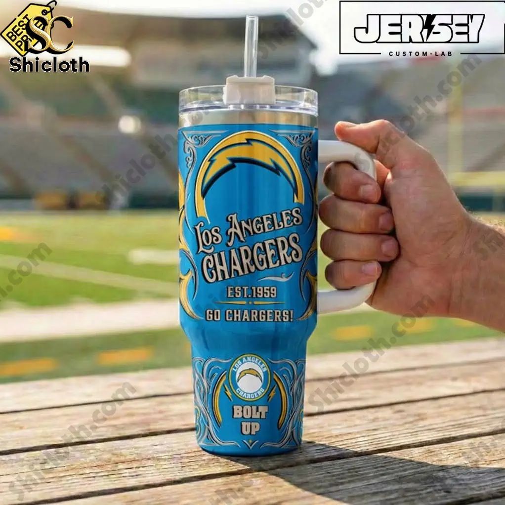 Los Angeles Chargers Bolt Up Special YETI Tumbler
