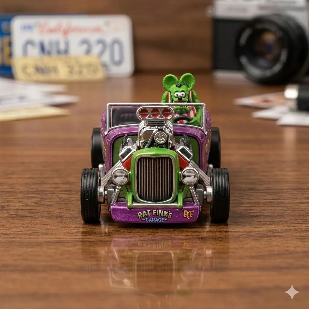 Wheels Rat Fink Kustom Kulture Collectors Edition Toy
