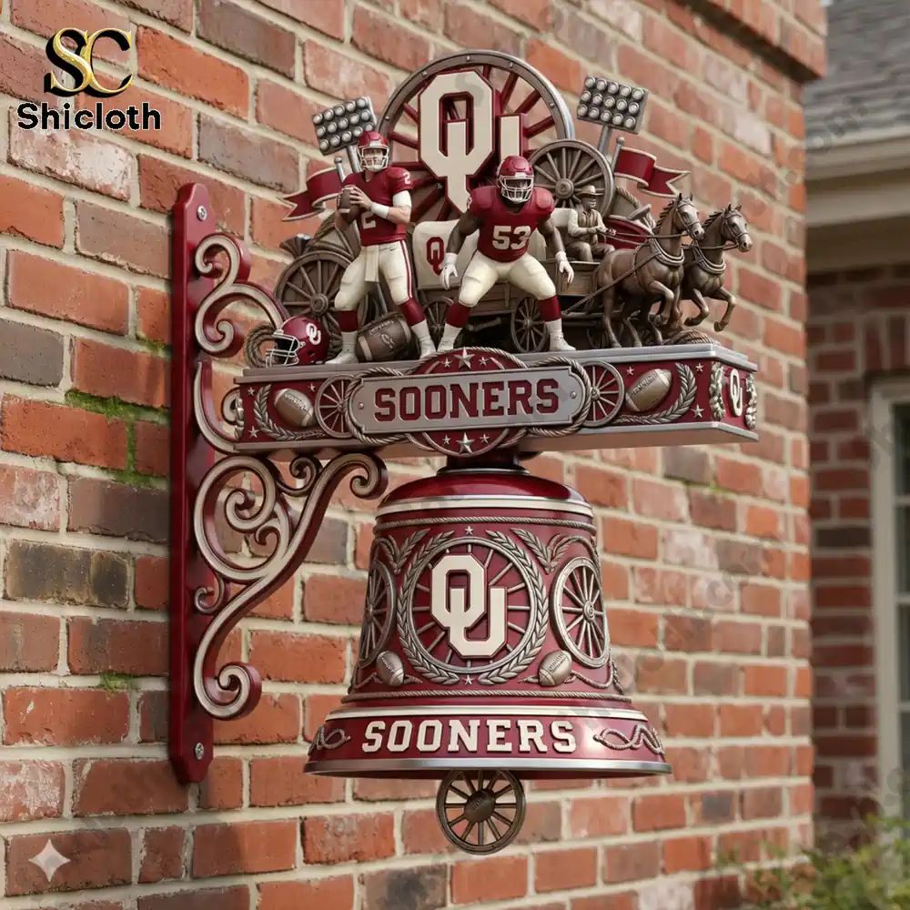 Oklahoma Sooners Premium Wall Bell