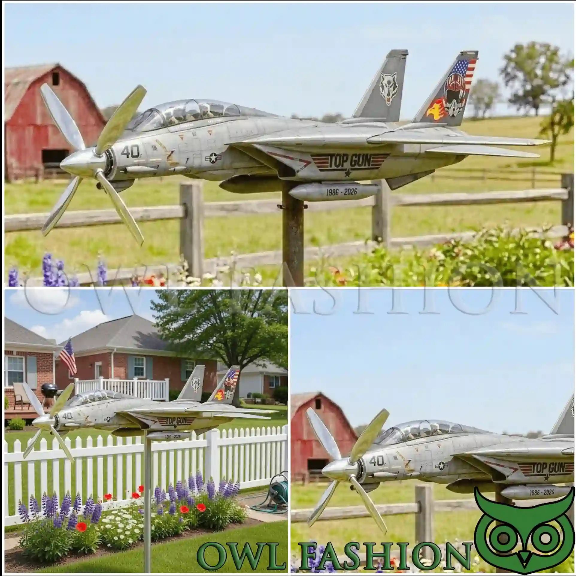 3D Design Top Gun 40th Anniversary Wind Spinner