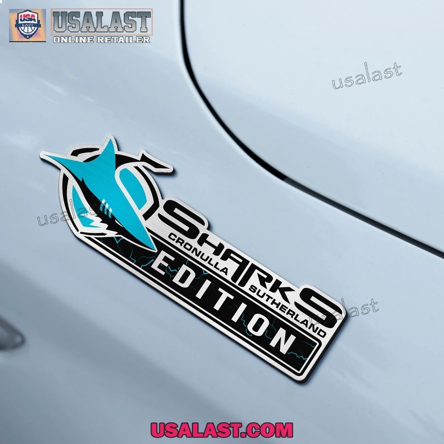 Cronulla-Sutherland Sharks Edition Custom 3D Car Badge Sticker