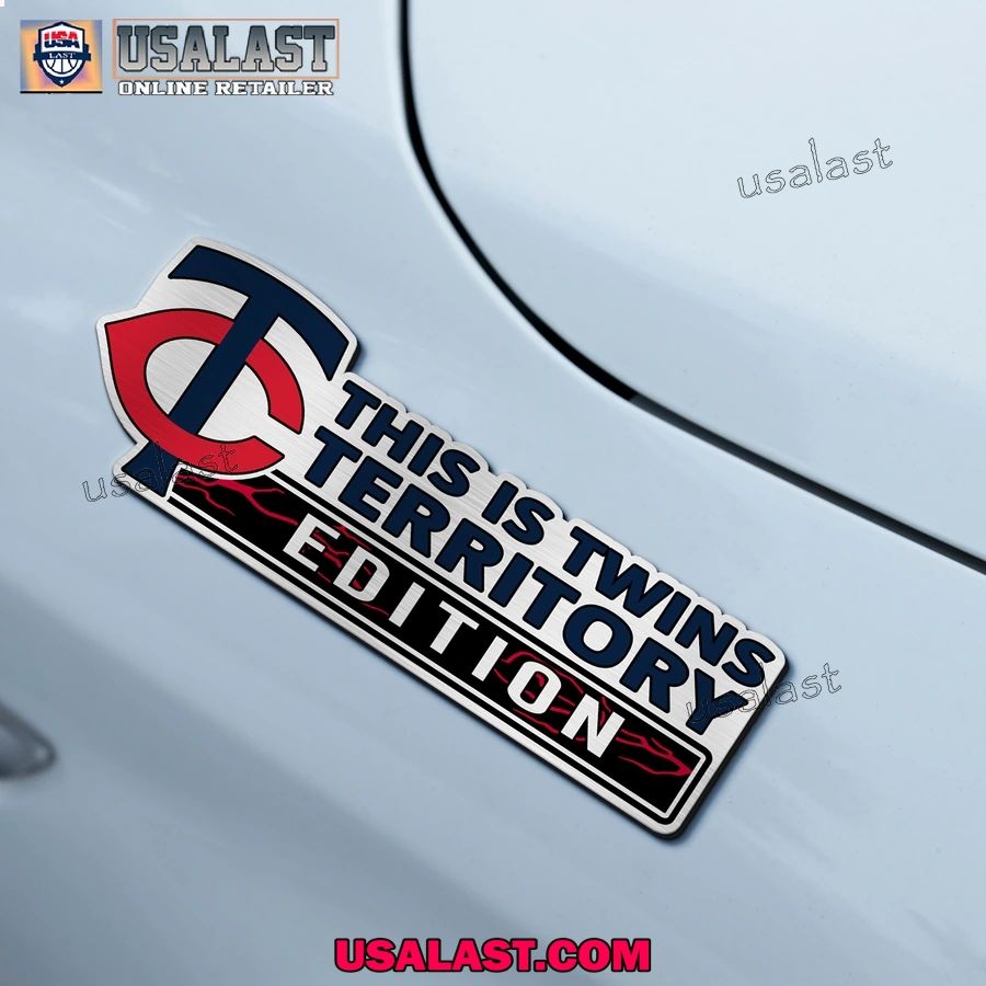 Minnesota Twins Edition Engraved Car Name Badge