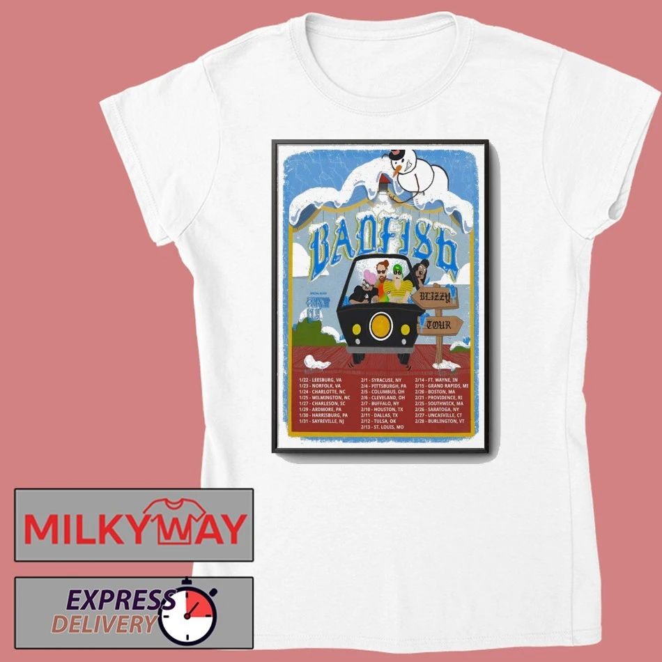 Badfish Poster Blizzy Tour 2026 shirt