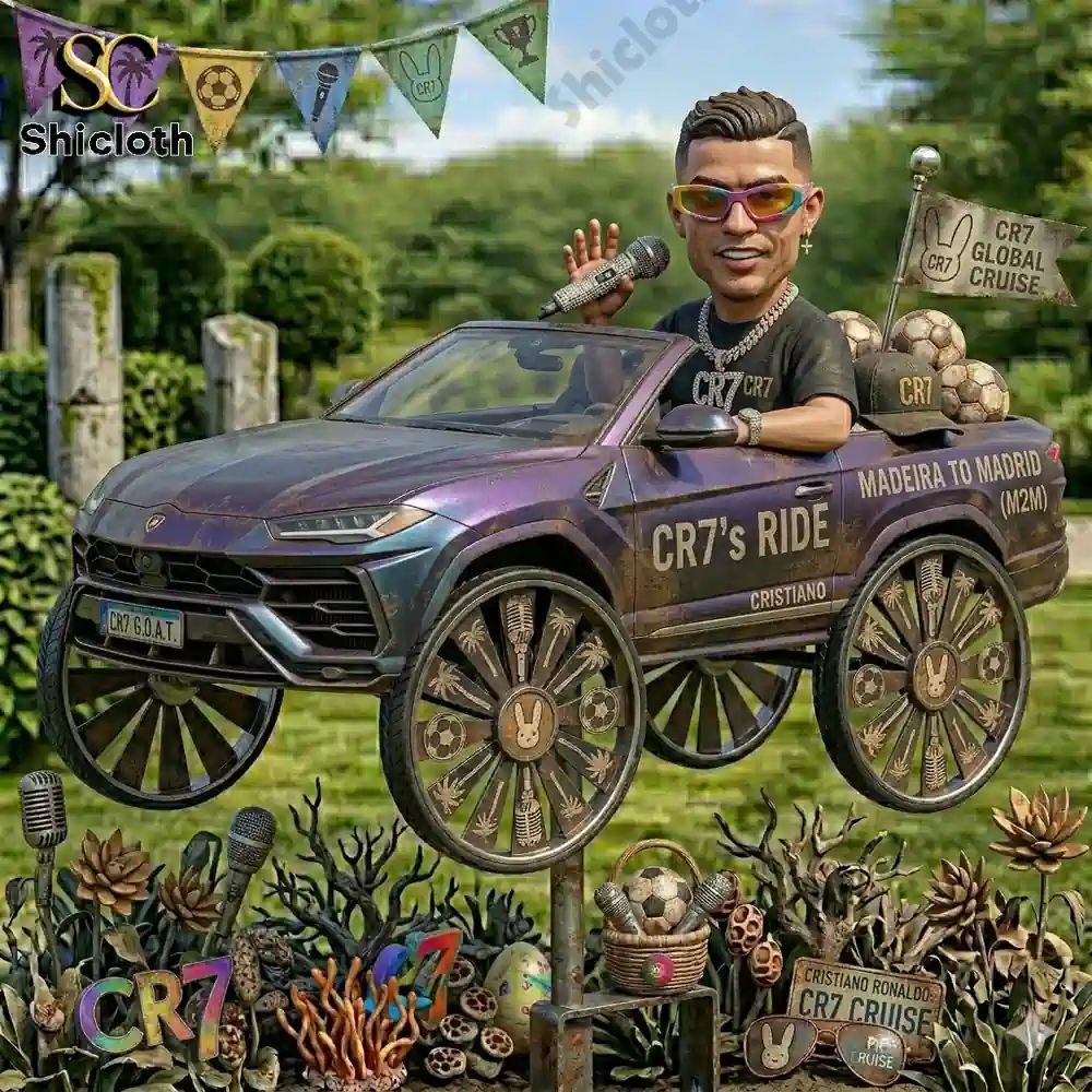 Cristiano Ronaldo x Lamborghini Urus Wind Spinner For Garden