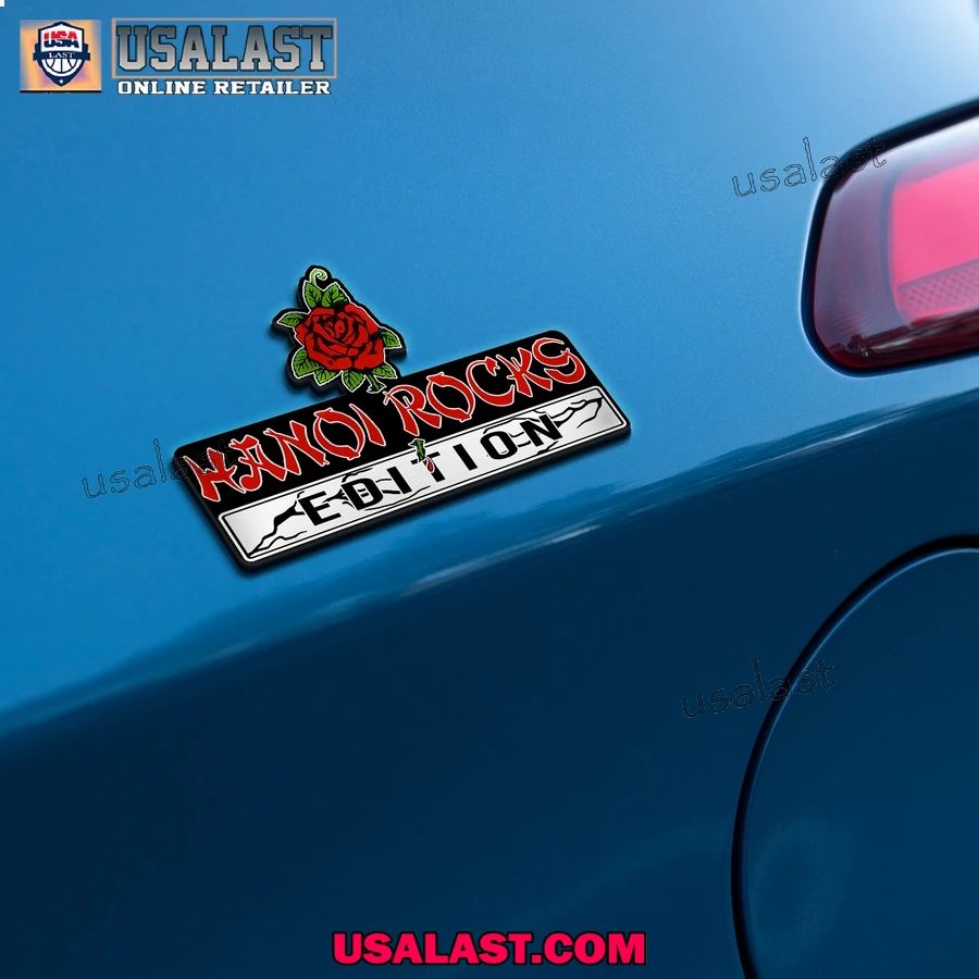 Hanoi Rocks Edition 3D Engraved Car Emblem Badge