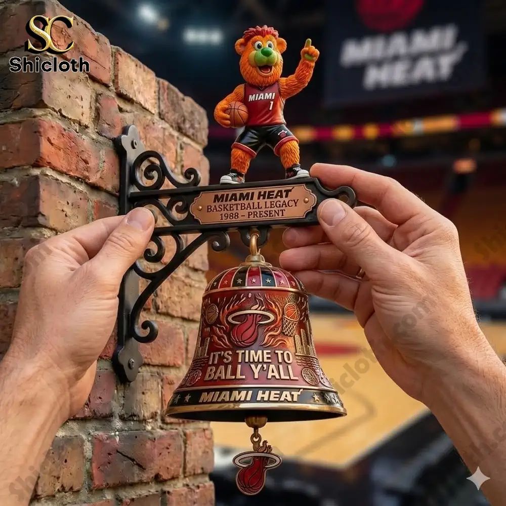 Miami Heat Its Time To Ball Y All Wall Bell