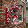 Wisconsin Bucky Badger Premium Wall Bell