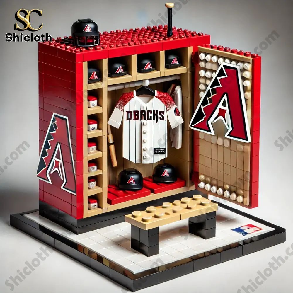Arizona Diamondbacks Locker Room Building Blocks