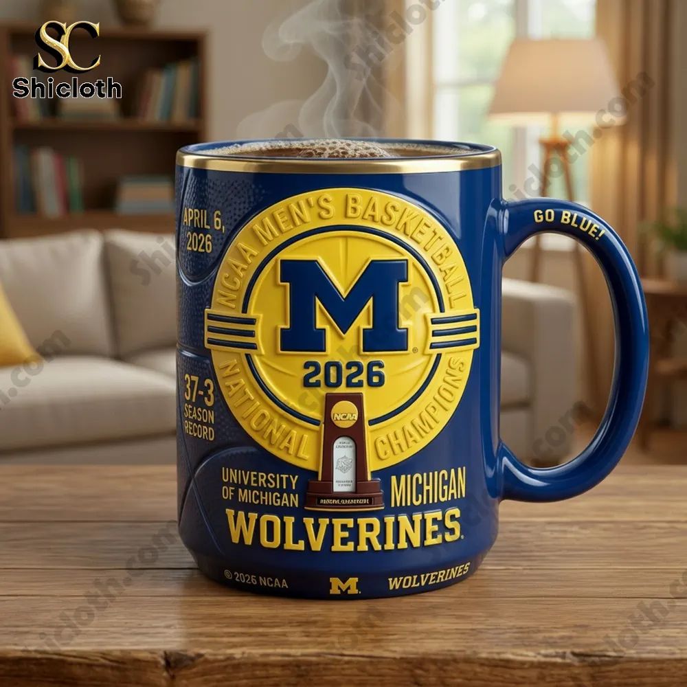 Michigan Wolverines 2026 NCAA National Champions Commemorative Mug