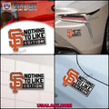 San Francisco Giants Edition Engraved Car Name Badge